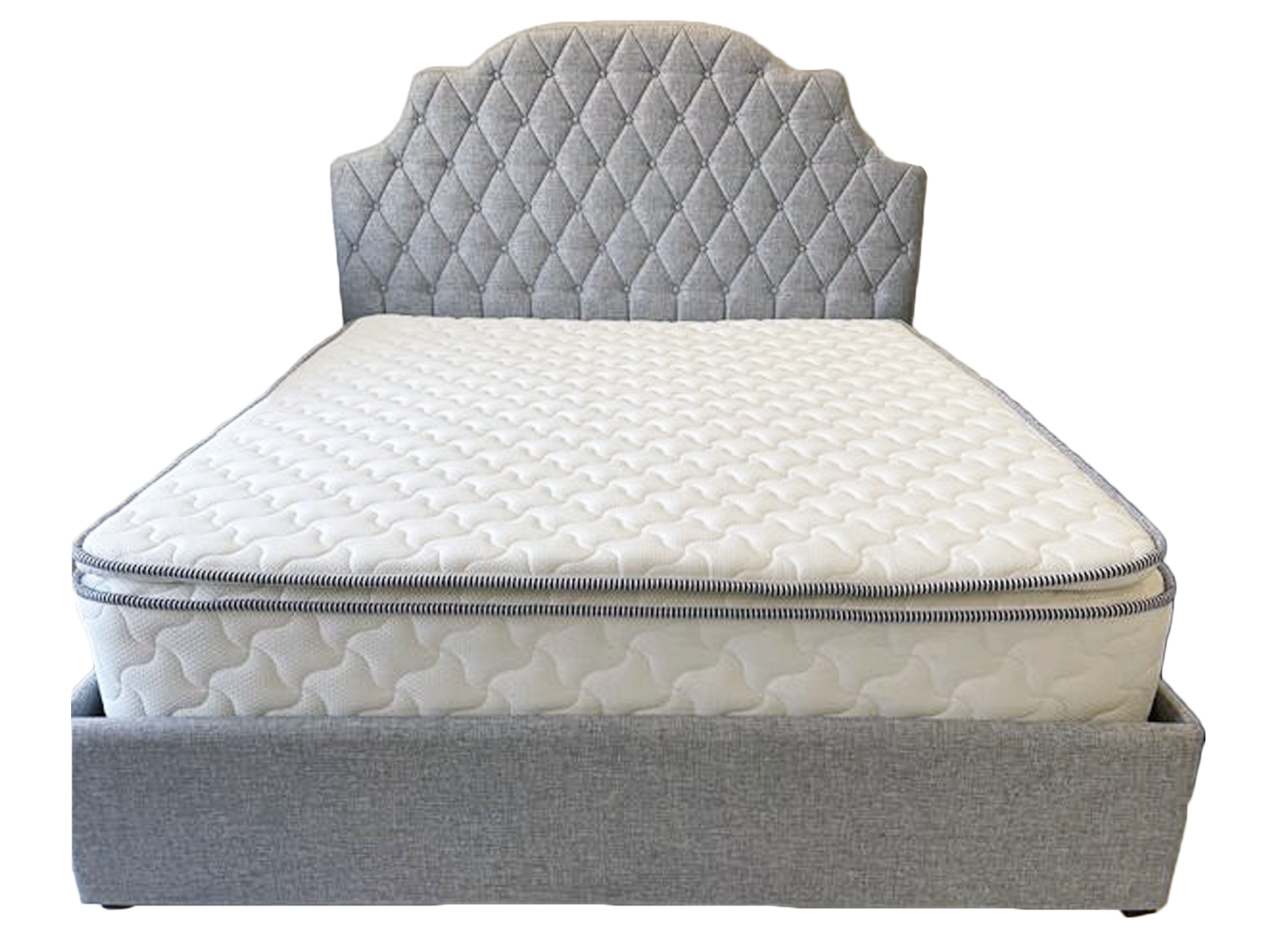 Queen size pillow top mattress and hot sale box spring