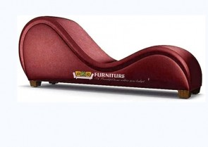 R2R Furniture S Shape Sofa In Red PVC Leather R2R Manufacturing Company.